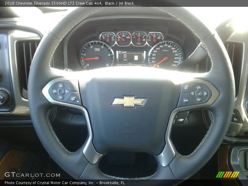 Black / Jet Black 2018 Chevrolet Silverado 3500HD LTZ Crew Cab 4x4
