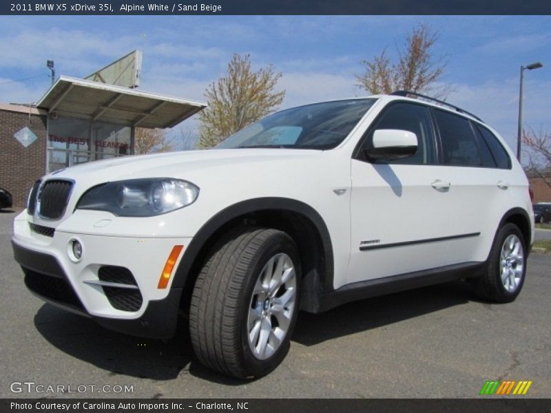 Alpine White / Sand Beige 2011 BMW X5 xDrive 35i