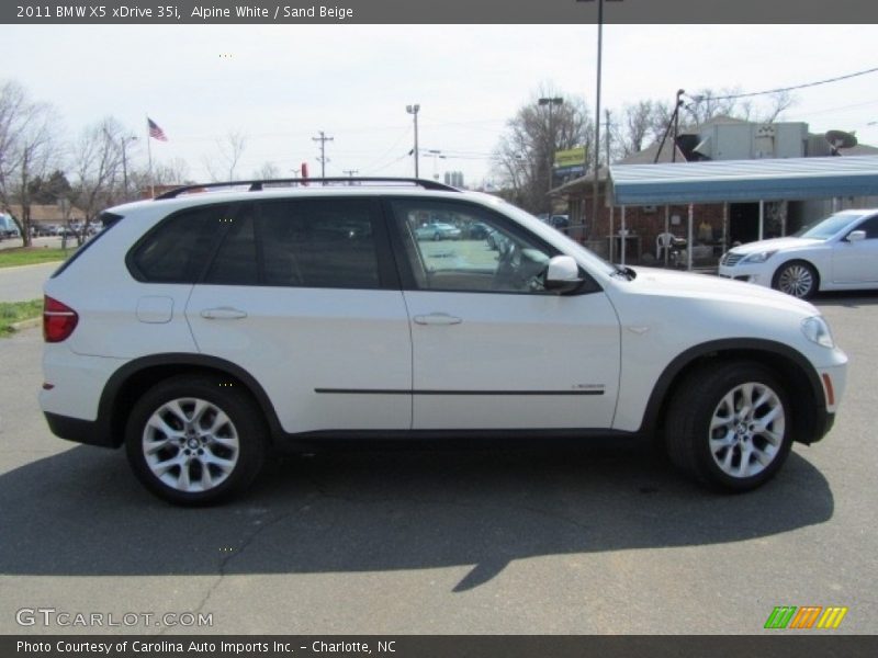 Alpine White / Sand Beige 2011 BMW X5 xDrive 35i