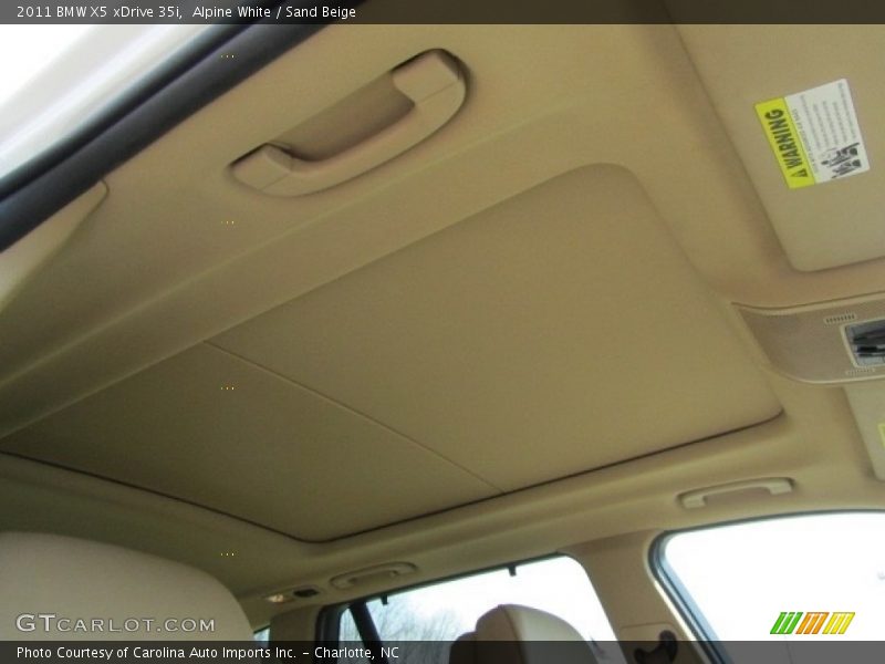 Alpine White / Sand Beige 2011 BMW X5 xDrive 35i