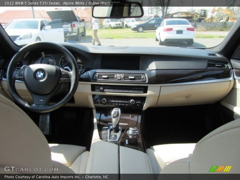 Alpine White / Oyster/Black 2012 BMW 5 Series 535i Sedan