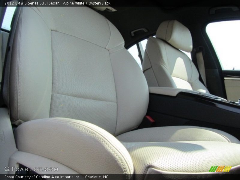 Alpine White / Oyster/Black 2012 BMW 5 Series 535i Sedan