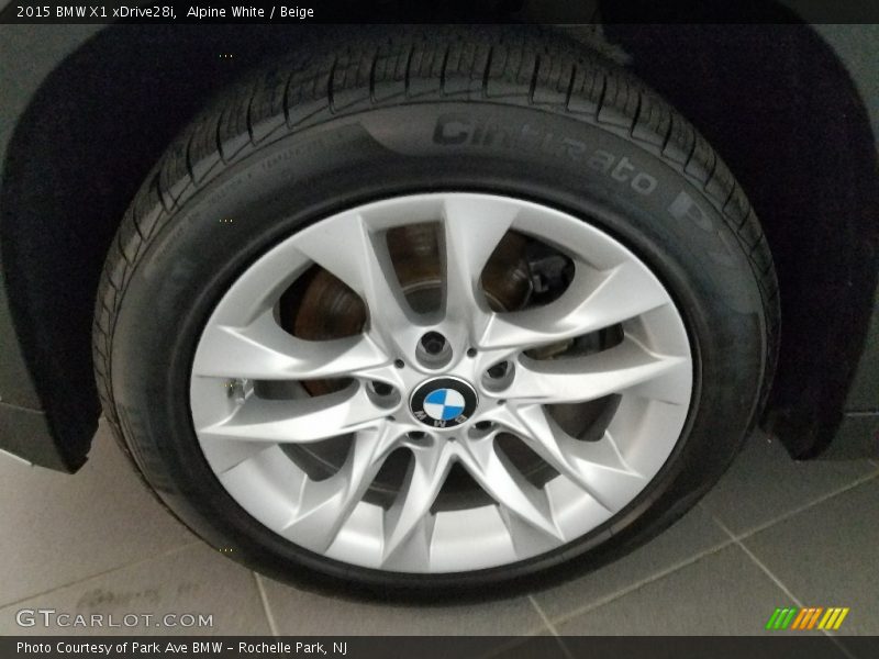 Alpine White / Beige 2015 BMW X1 xDrive28i