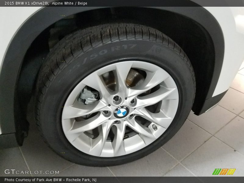 Alpine White / Beige 2015 BMW X1 xDrive28i