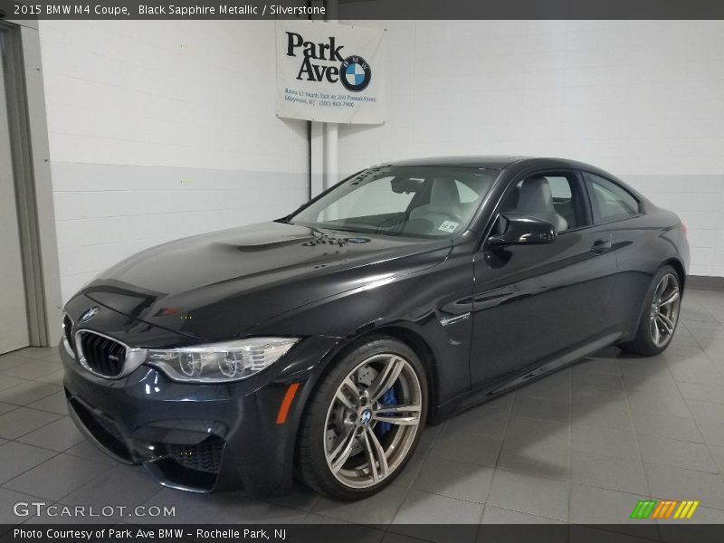Black Sapphire Metallic / Silverstone 2015 BMW M4 Coupe