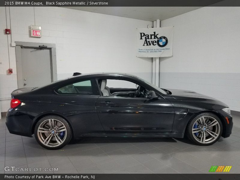 Black Sapphire Metallic / Silverstone 2015 BMW M4 Coupe