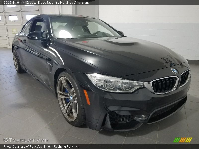 Black Sapphire Metallic / Silverstone 2015 BMW M4 Coupe