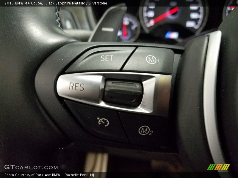 Black Sapphire Metallic / Silverstone 2015 BMW M4 Coupe