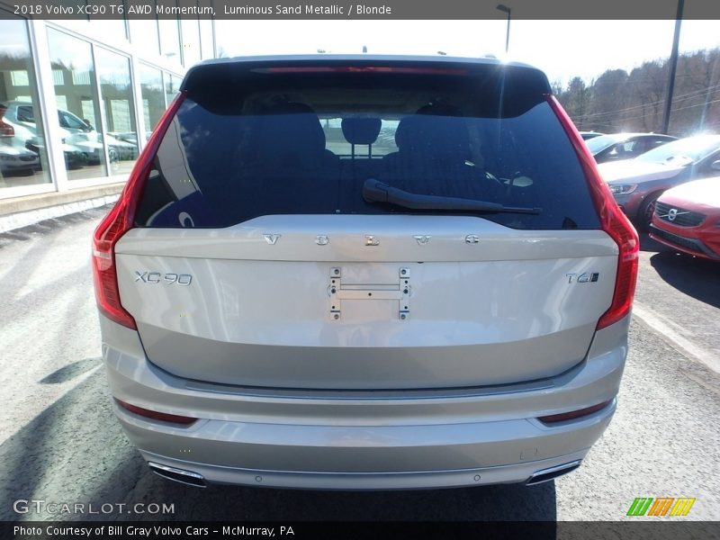 Luminous Sand Metallic / Blonde 2018 Volvo XC90 T6 AWD Momentum