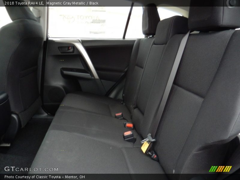 Magnetic Gray Metallic / Black 2018 Toyota RAV4 LE