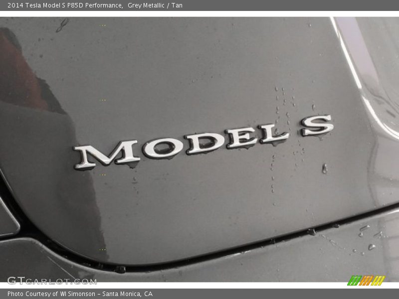  2014 Model S P85D Performance Logo