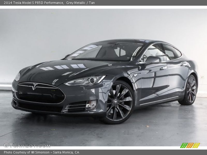  2014 Model S P85D Performance Grey Metallic