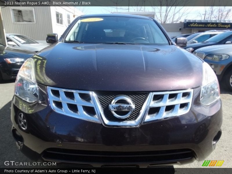 Black Amethyst / Black 2013 Nissan Rogue S AWD