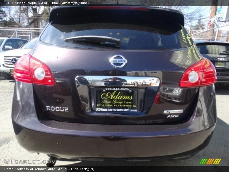 Black Amethyst / Black 2013 Nissan Rogue S AWD
