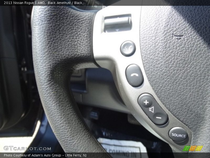 Black Amethyst / Black 2013 Nissan Rogue S AWD