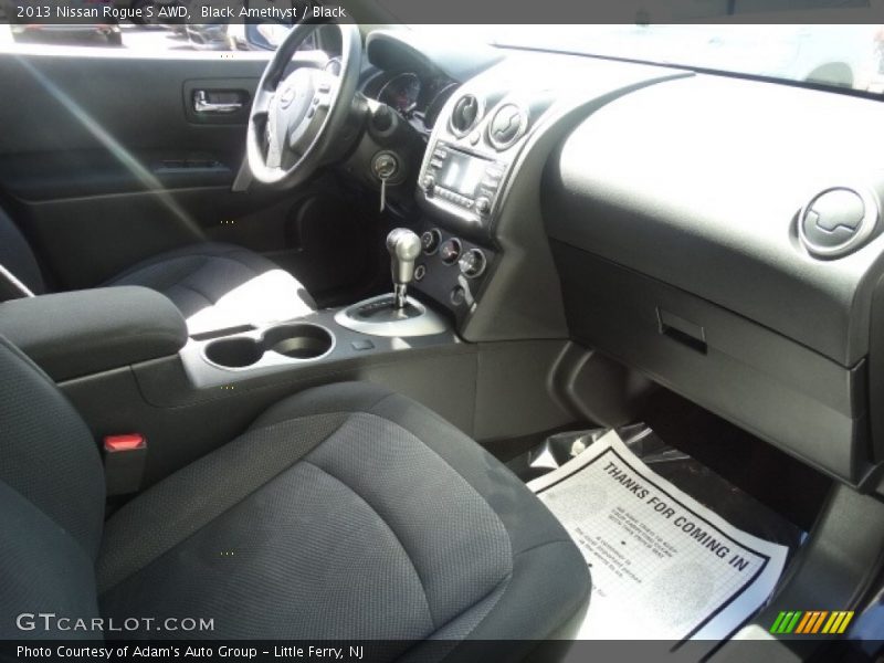 Black Amethyst / Black 2013 Nissan Rogue S AWD