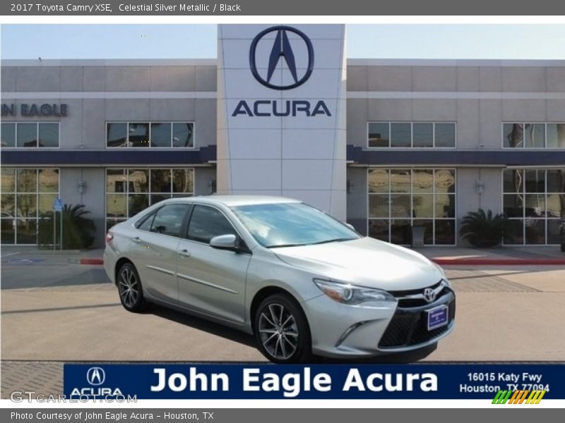 Celestial Silver Metallic / Black 2017 Toyota Camry XSE