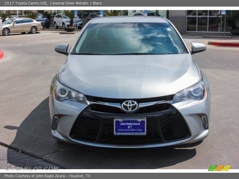 Celestial Silver Metallic / Black 2017 Toyota Camry XSE