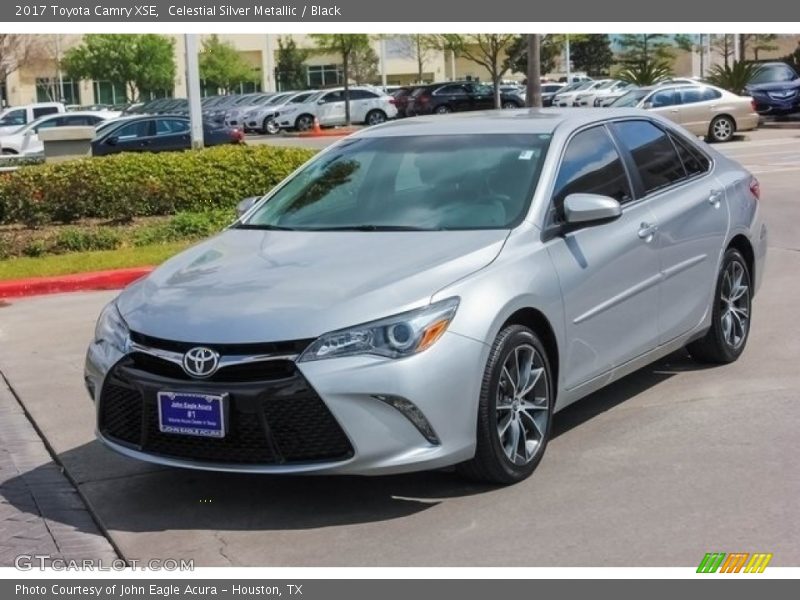 Celestial Silver Metallic / Black 2017 Toyota Camry XSE