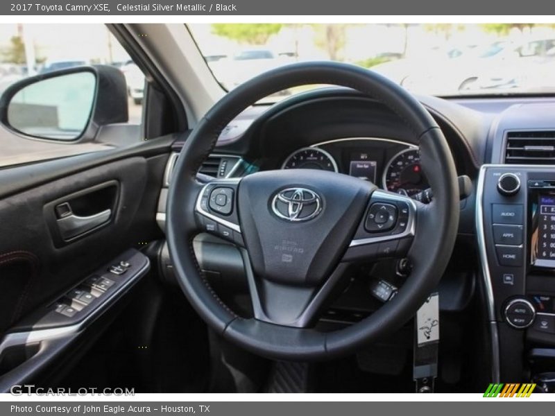 Celestial Silver Metallic / Black 2017 Toyota Camry XSE