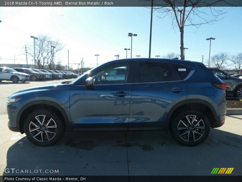 Eternal Blue Metallic / Black 2018 Mazda CX-5 Touring AWD