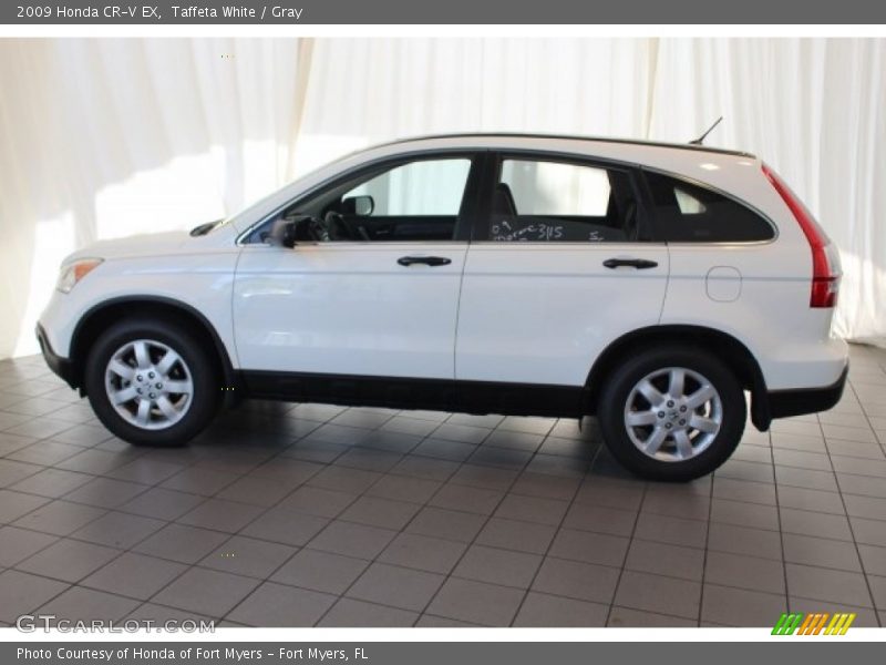 Taffeta White / Gray 2009 Honda CR-V EX