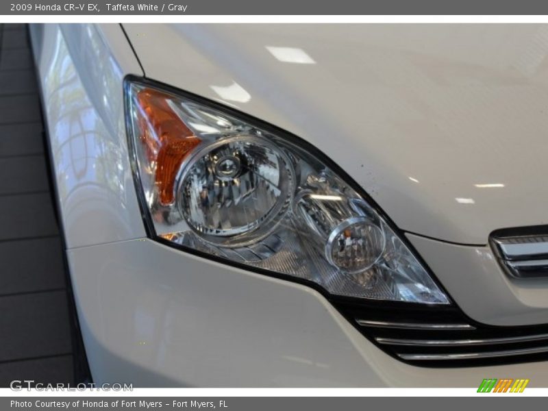 Taffeta White / Gray 2009 Honda CR-V EX