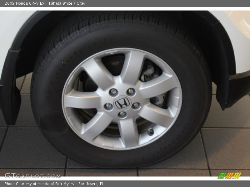 Taffeta White / Gray 2009 Honda CR-V EX