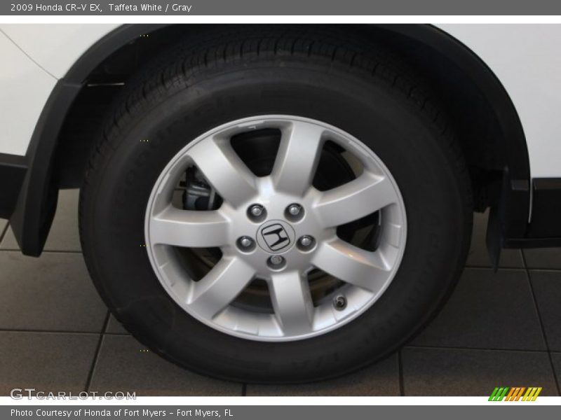 Taffeta White / Gray 2009 Honda CR-V EX