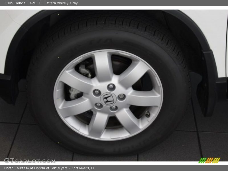 Taffeta White / Gray 2009 Honda CR-V EX