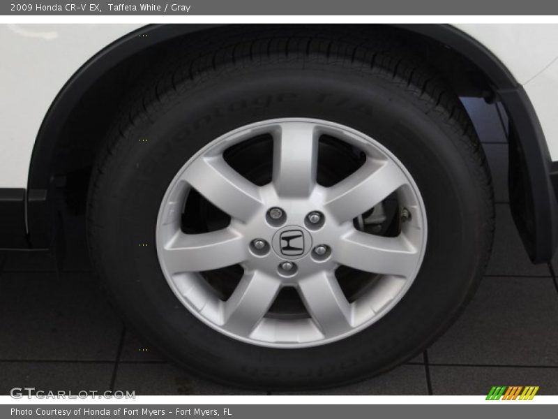 Taffeta White / Gray 2009 Honda CR-V EX