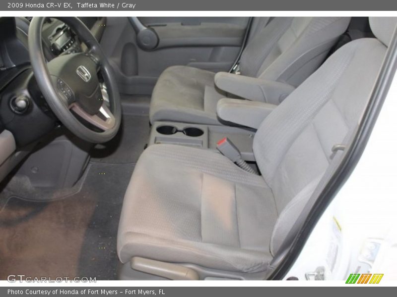 Taffeta White / Gray 2009 Honda CR-V EX