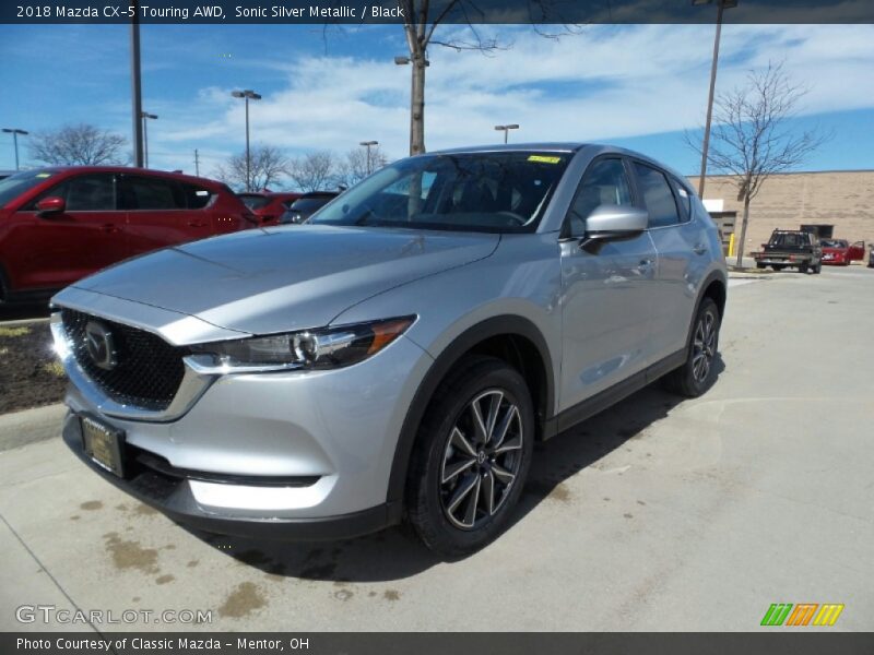 Sonic Silver Metallic / Black 2018 Mazda CX-5 Touring AWD