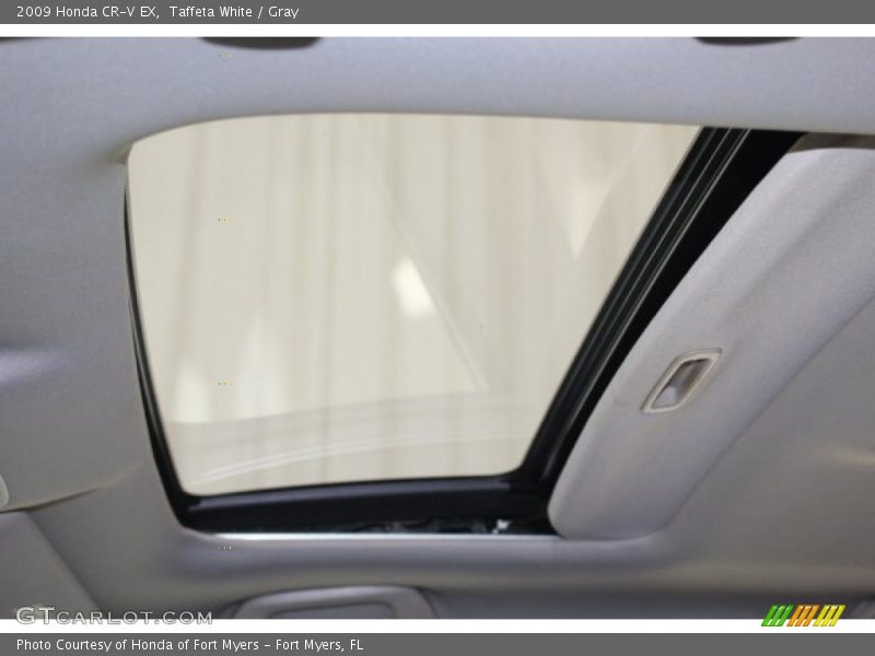 Taffeta White / Gray 2009 Honda CR-V EX