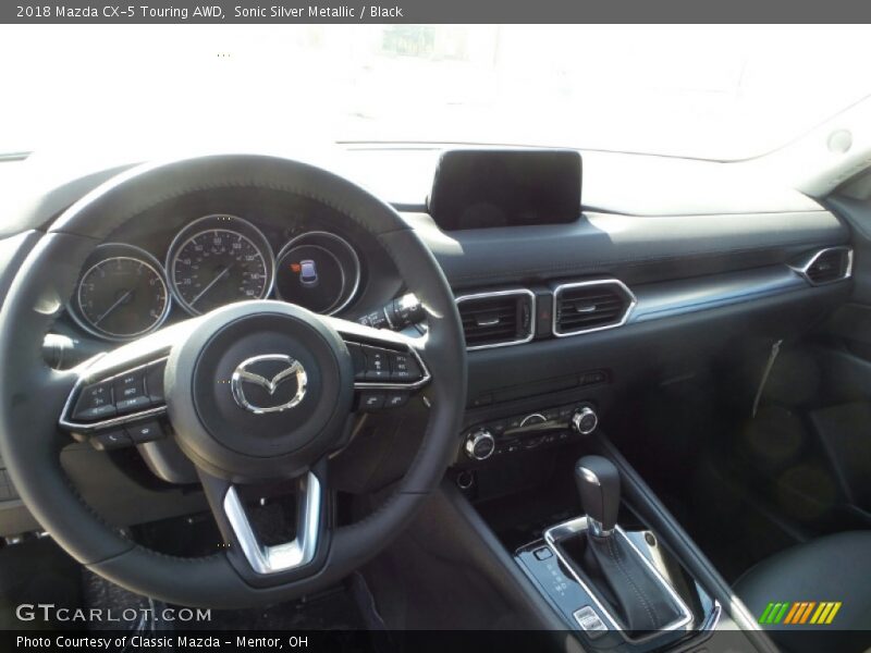 Sonic Silver Metallic / Black 2018 Mazda CX-5 Touring AWD