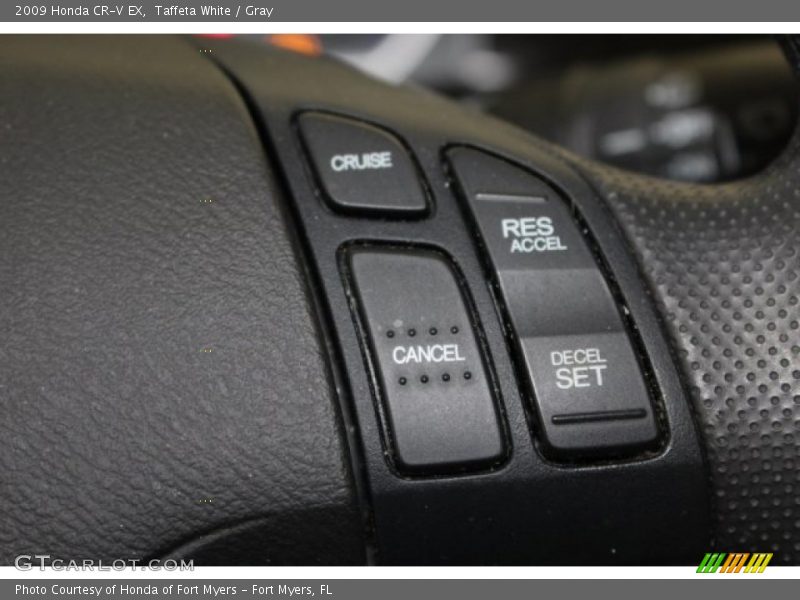 Taffeta White / Gray 2009 Honda CR-V EX