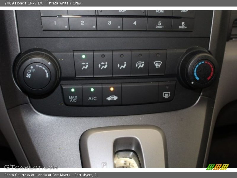 Taffeta White / Gray 2009 Honda CR-V EX