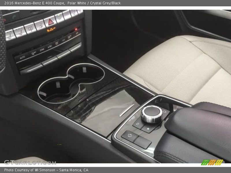 Polar White / Crystal Grey/Black 2016 Mercedes-Benz E 400 Coupe