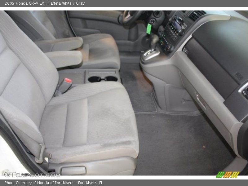Taffeta White / Gray 2009 Honda CR-V EX