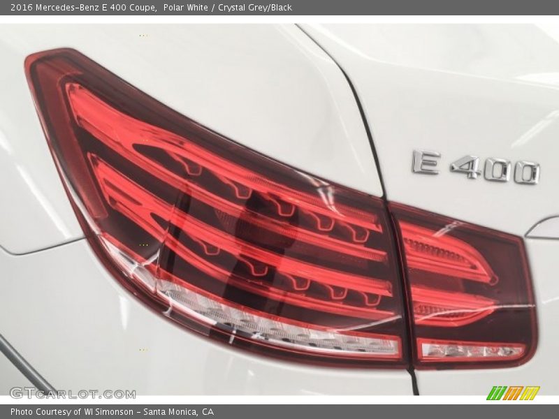 Polar White / Crystal Grey/Black 2016 Mercedes-Benz E 400 Coupe