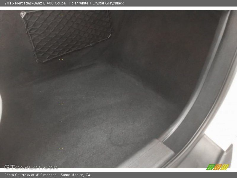 Polar White / Crystal Grey/Black 2016 Mercedes-Benz E 400 Coupe