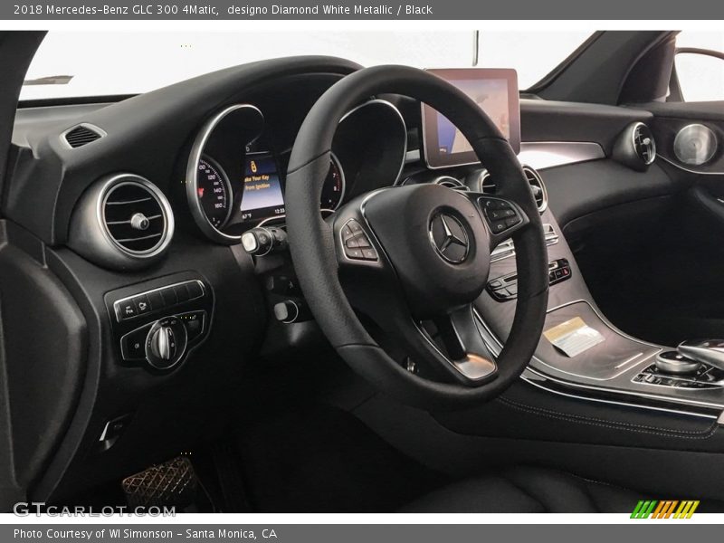 designo Diamond White Metallic / Black 2018 Mercedes-Benz GLC 300 4Matic