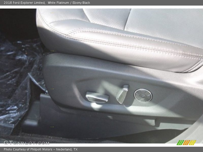 White Platinum / Ebony Black 2018 Ford Explorer Limited
