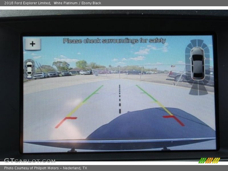 White Platinum / Ebony Black 2018 Ford Explorer Limited