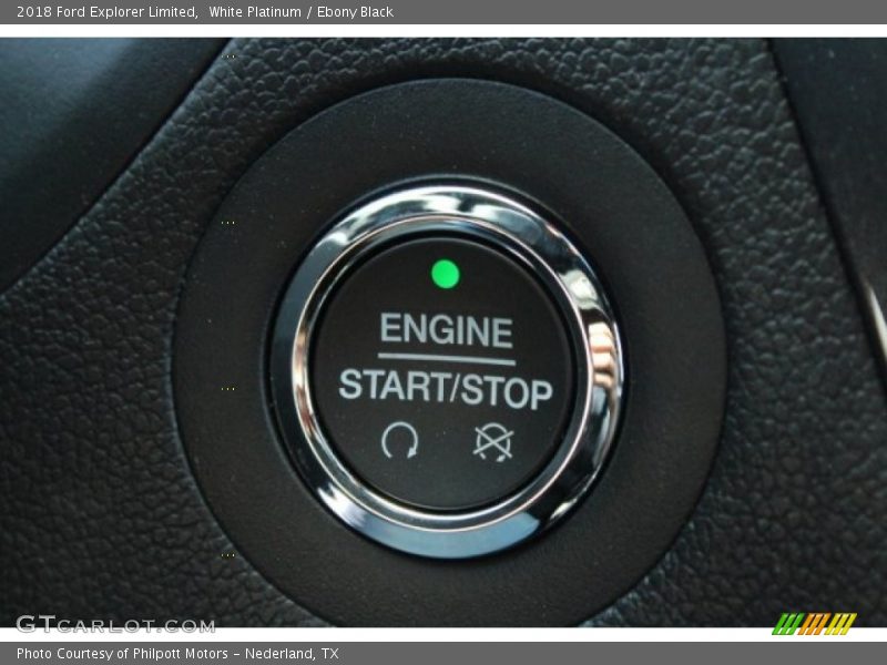White Platinum / Ebony Black 2018 Ford Explorer Limited
