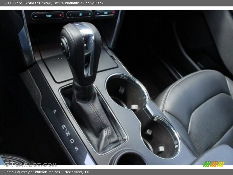 White Platinum / Ebony Black 2018 Ford Explorer Limited