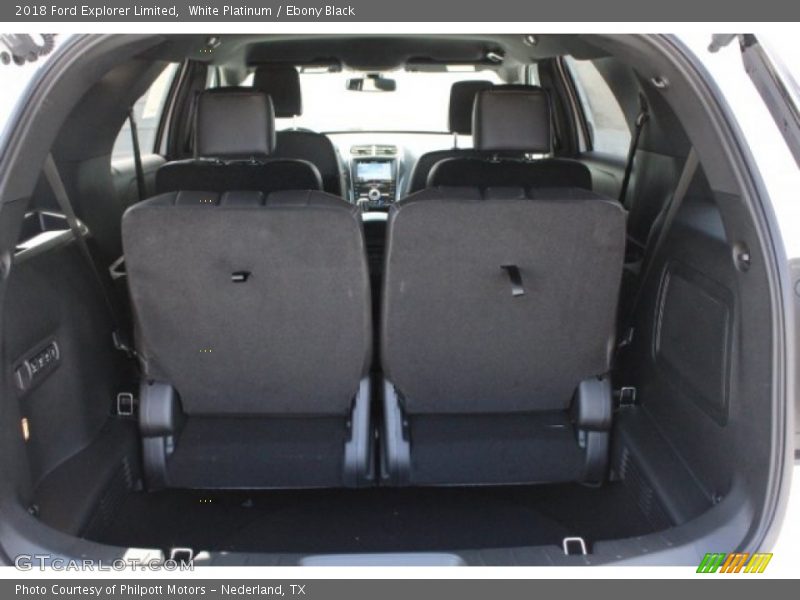 White Platinum / Ebony Black 2018 Ford Explorer Limited