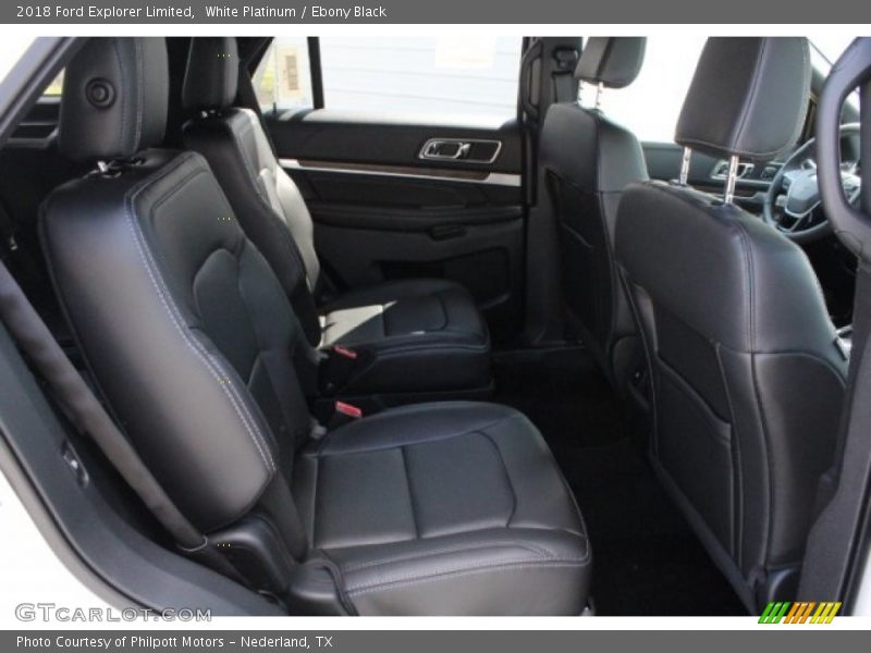 White Platinum / Ebony Black 2018 Ford Explorer Limited