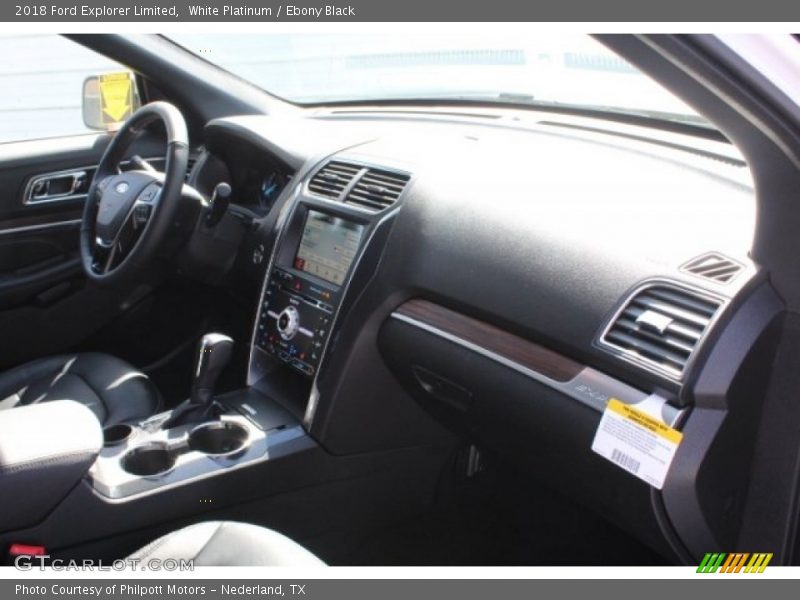 White Platinum / Ebony Black 2018 Ford Explorer Limited