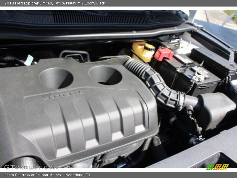 White Platinum / Ebony Black 2018 Ford Explorer Limited